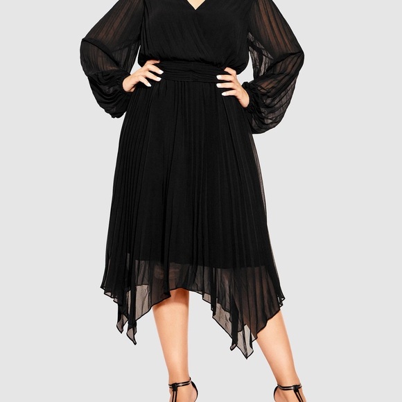 City Chic Dresses & Skirts - NWT City Chic Romee Dress Size 16 Black
